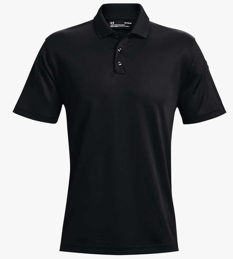 Under Armour Men's Tactical Performance Polo 2.0 BLACK NWT