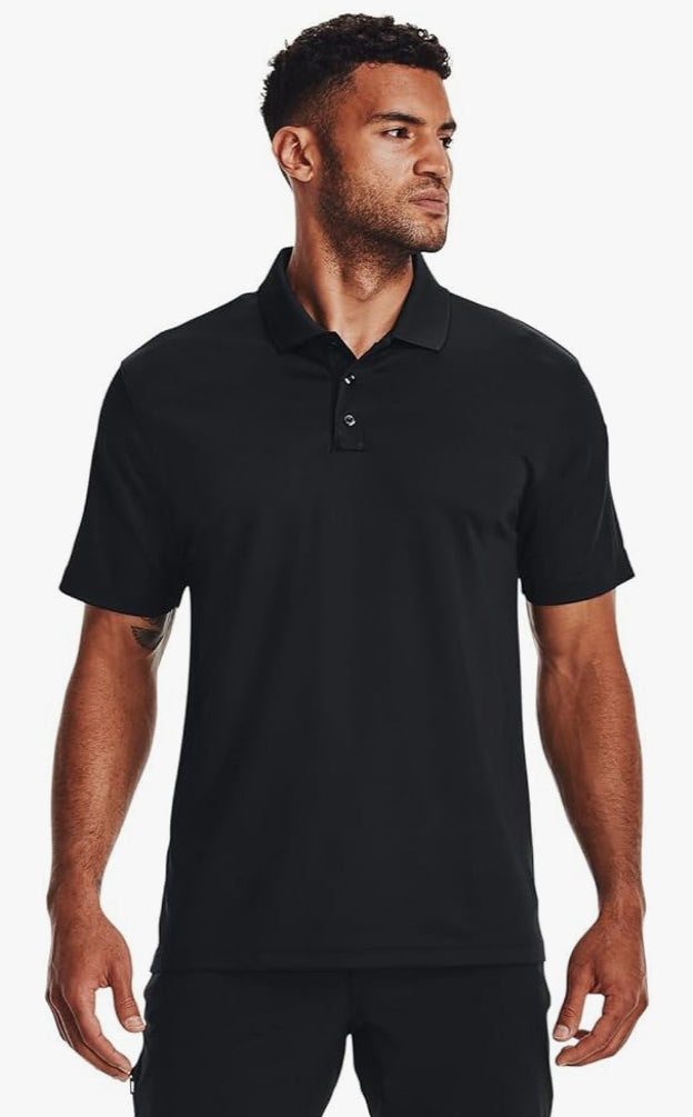 Under Armour Men's Tactical Performance Polo 2.0 BLACK NWT