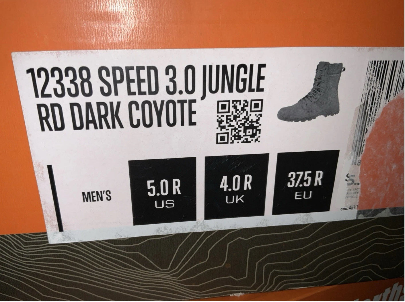 5.11 Tactical Boots Mens US Speed 3.0 8" Dark Coyote Size 5.0R