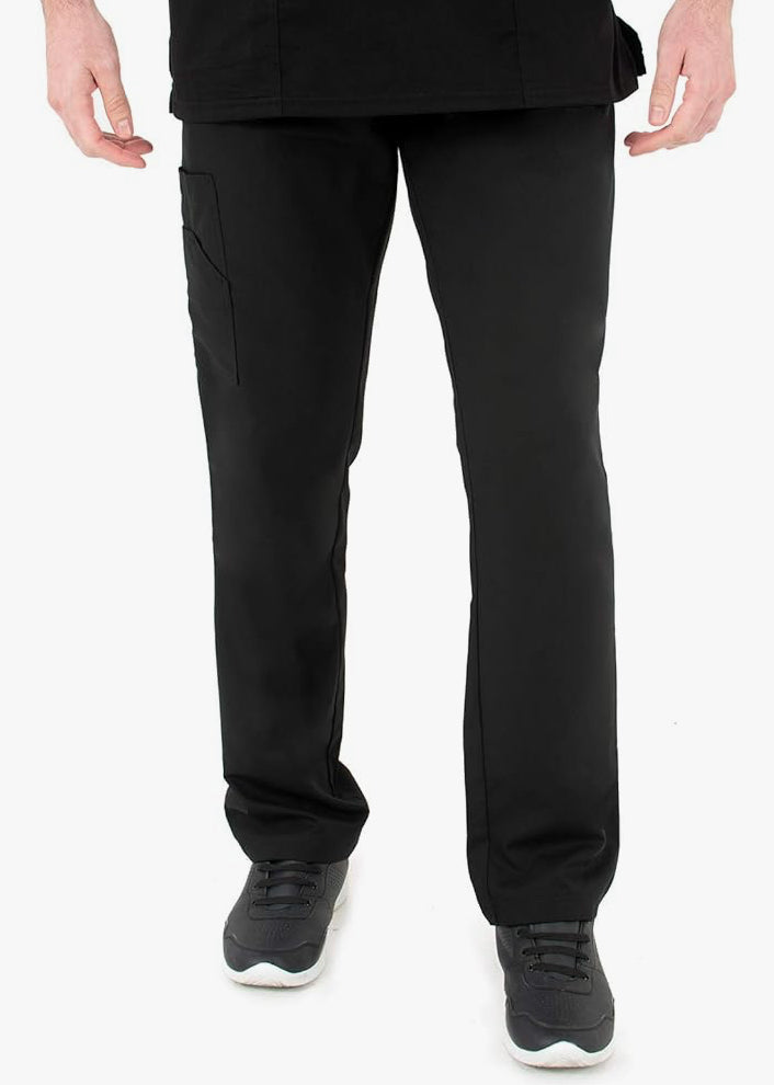 LifeThreads 2420 - Men's Zip-Fly Cargo Pant BLACK NWT