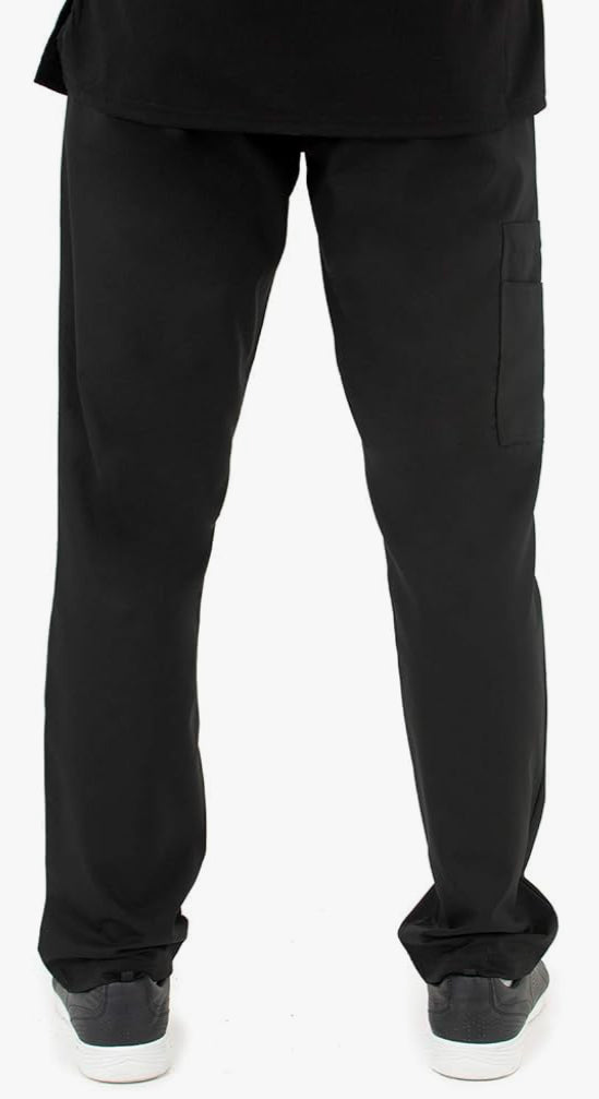 LifeThreads 2420 - Men's Zip-Fly Cargo Pant BLACK NWT